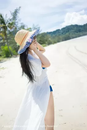 绮裡嘉Ula《沙灘仙子》[TGOD推女神] 寫真集