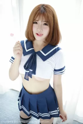 徐cake 《性感水手服+粉色抹胸連體服》 [模範學院MFStar] Vol.020 寫真集