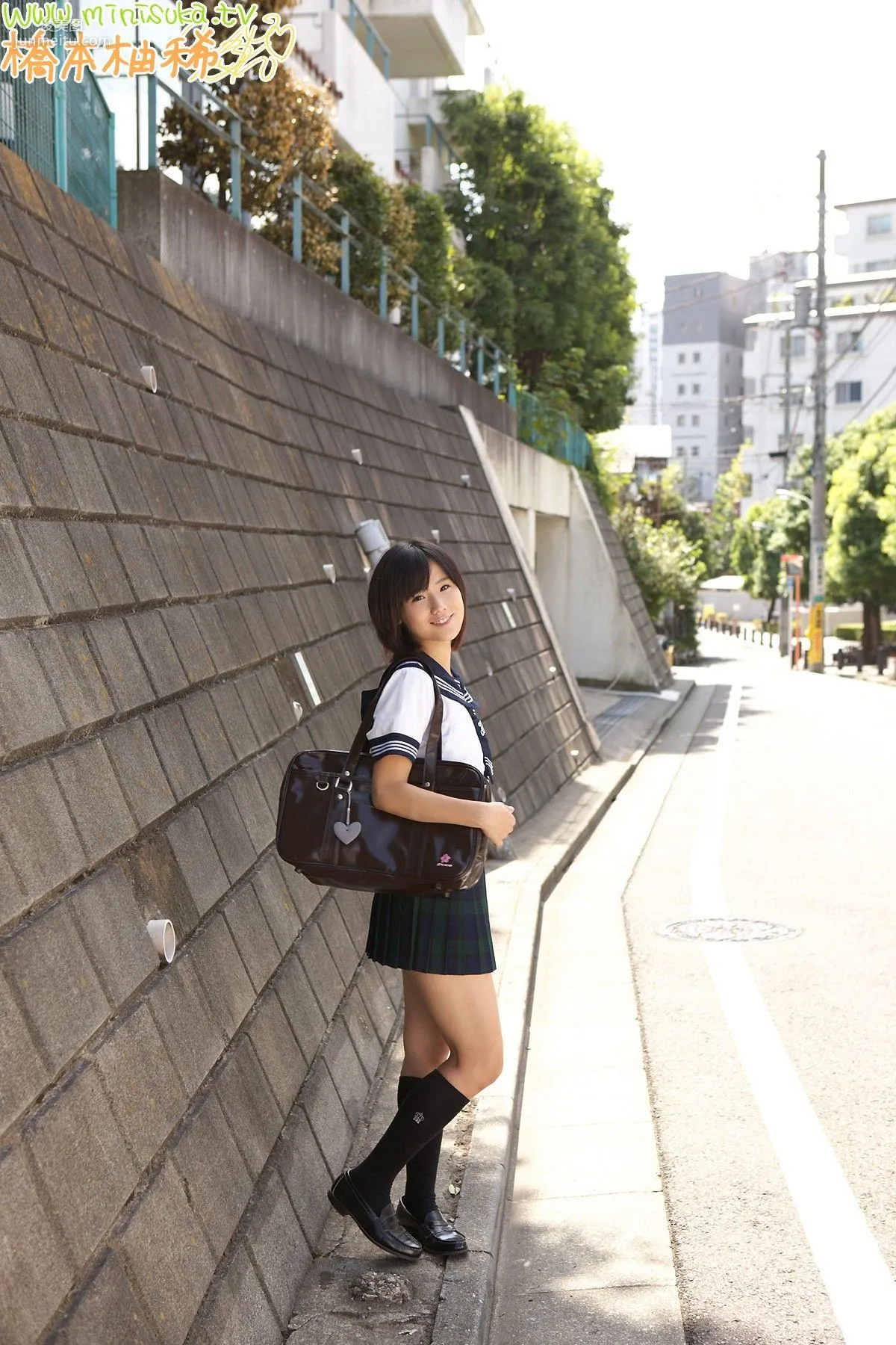 橋本柚稀 制服ギャラリ 第一部 [Minisuka.tv] 写真集1