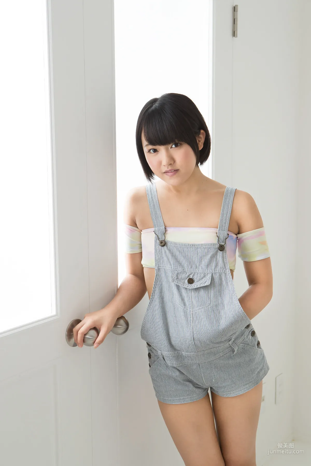 Anju Kouzuki 香月りお《吊带牛仔热裤》 [Minisuka.tv] 写真集4