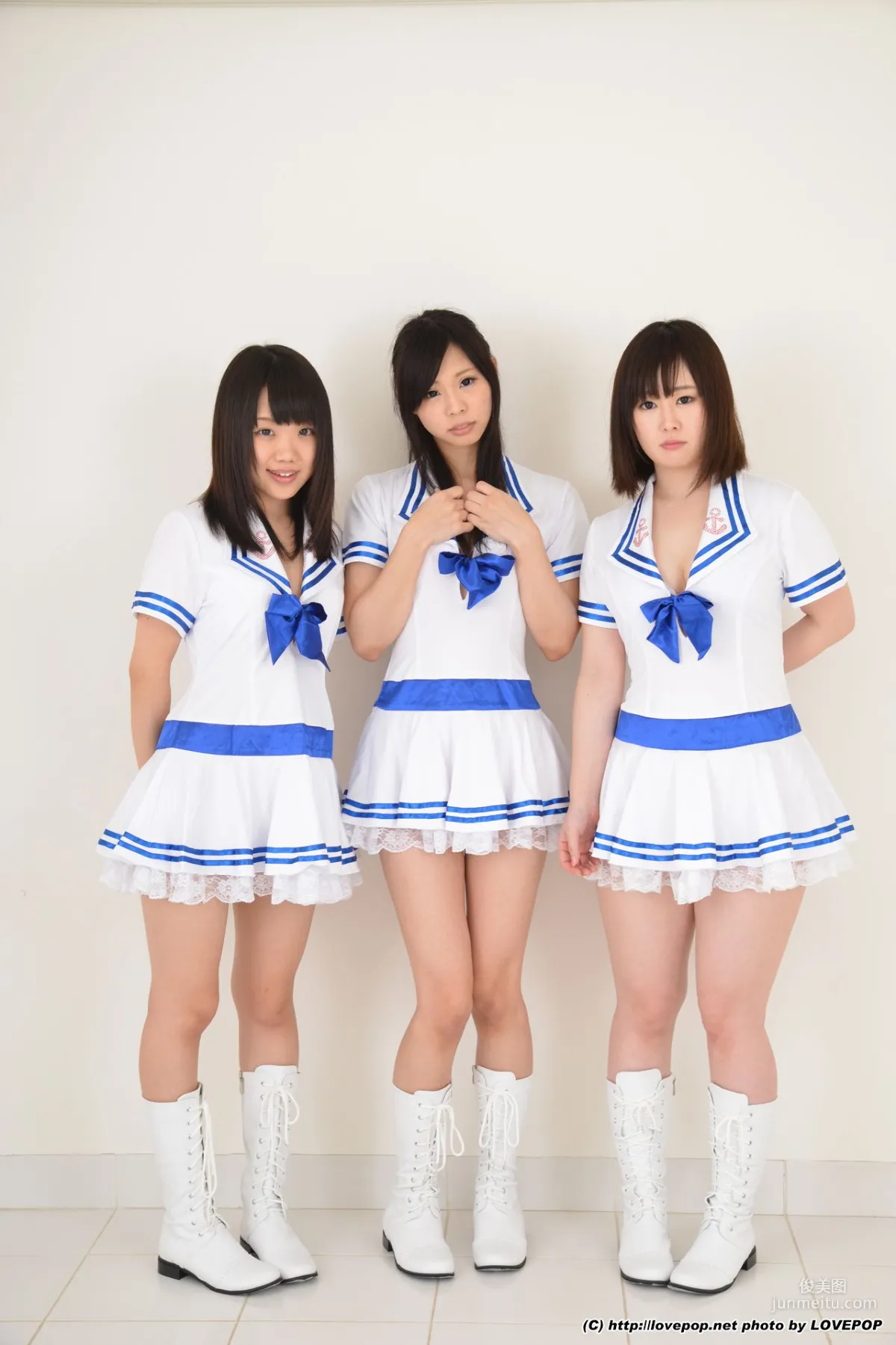 瀬戸愛莉&夏乃ひまわり&一乃瀬るりあ tsu∞na∞gu Set01 [LovePop] 写真集1