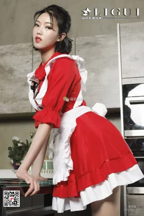 腿模敏兒《肉絲美廚娘》 [麗櫃Ligui] 寫真集