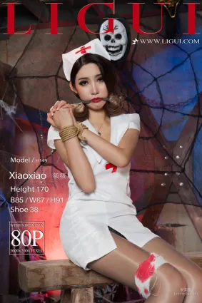 腿模筱筱《護士捆綁》 [麗櫃Ligui]  美腿絲足寫真集