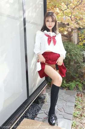 SOLO_尹菲《戶外拍攝的學生制服系列》 [美媛館MyGirl] Vol.341 寫真集