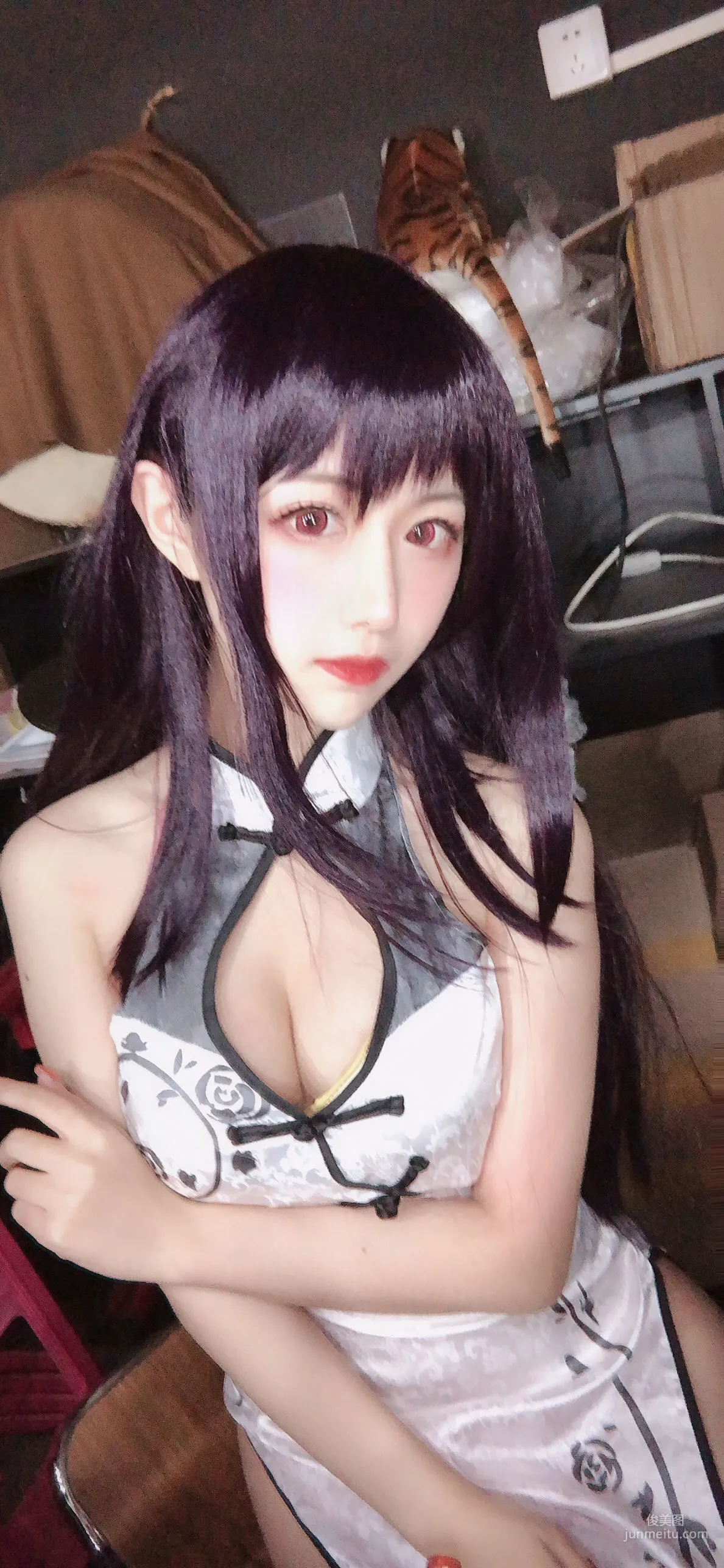 Shika小鹿鹿《学姐旗袍》 [COSPLAY福利] 写真集3