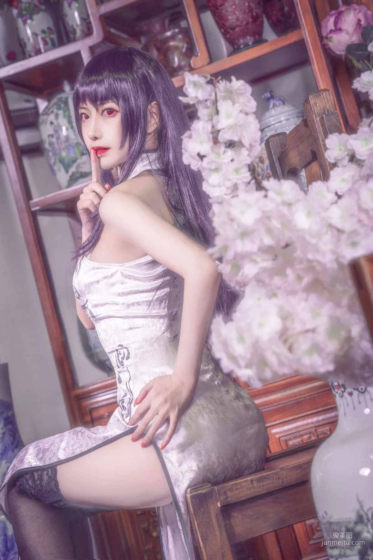 Shika小鹿鹿《学姐旗袍》 [COSPLAY福利] 写真集1
