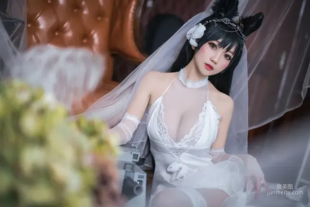 COSER鬼畜瑤《愛宕花嫁》 [COSPLAY福利] 寫真集