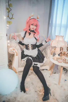 COSER鬼畜瑤 《玉藻前女仆》 [COSPLAY福利] 寫真集