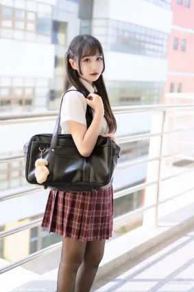 《長發JK萌妹》 [喵糖映畫] VOL.023 寫真集