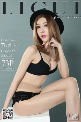 Model 兔子《肉絲超短牛仔熱褲》 [麗櫃Ligui] 網絡麗人 寫真集