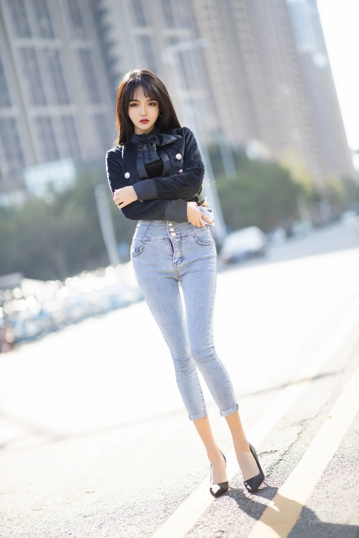 Miko酱吖《性感牛仔裤与内衣主题魅惑》 [语画界XIAOYU] Vol.235 写真集10