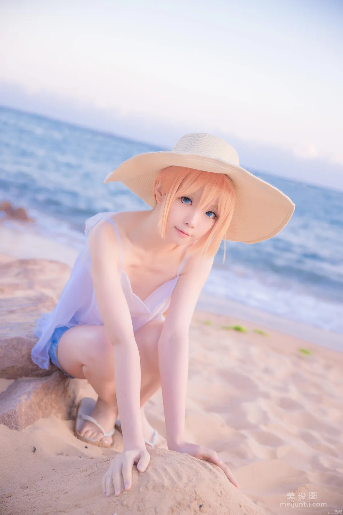 [网红Coser] 星之迟迟 《刀剑乱舞COS乱藤四郎》 写真集1