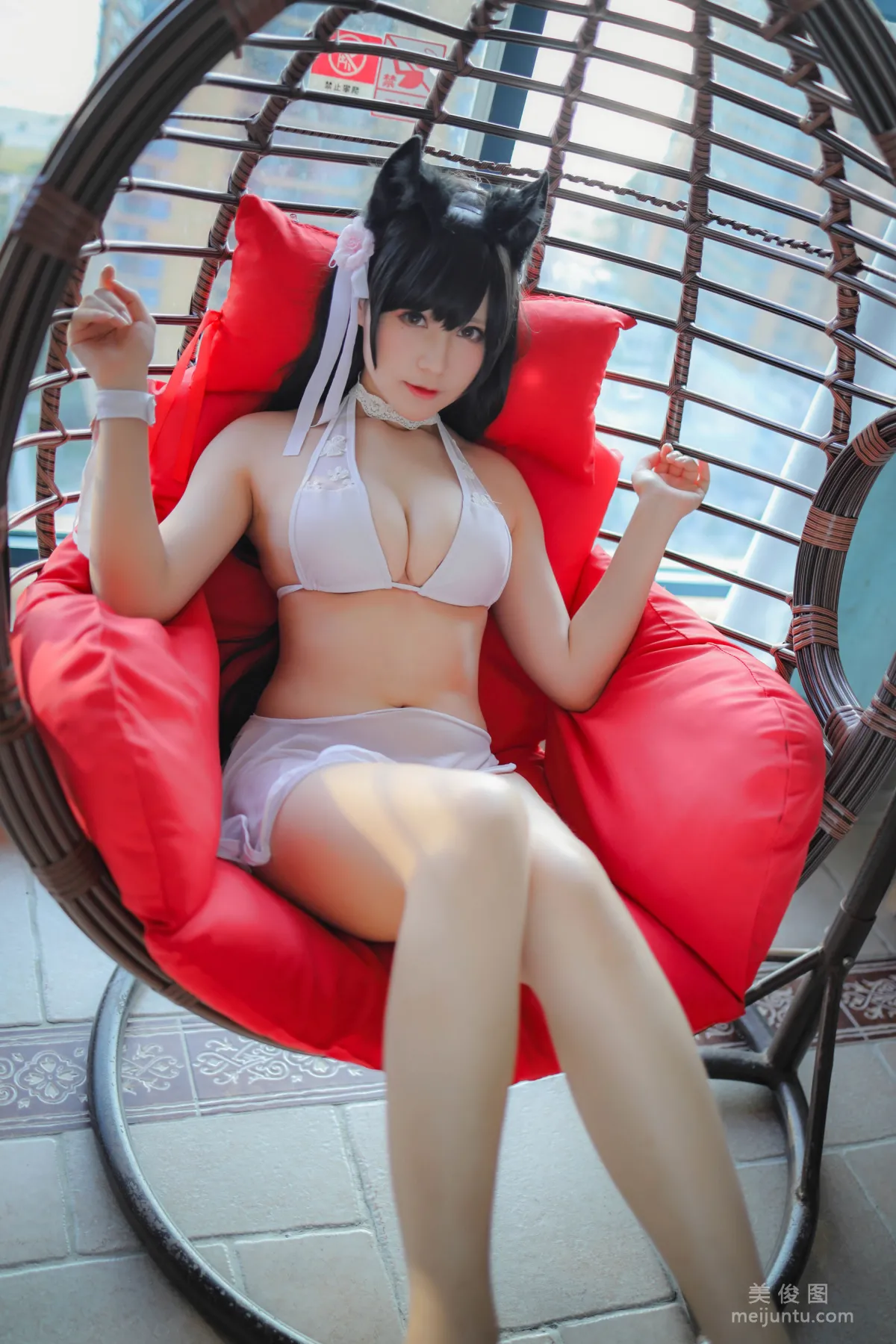 [美女Coser] Nyako喵子 《爱宕泳装》 写真集1