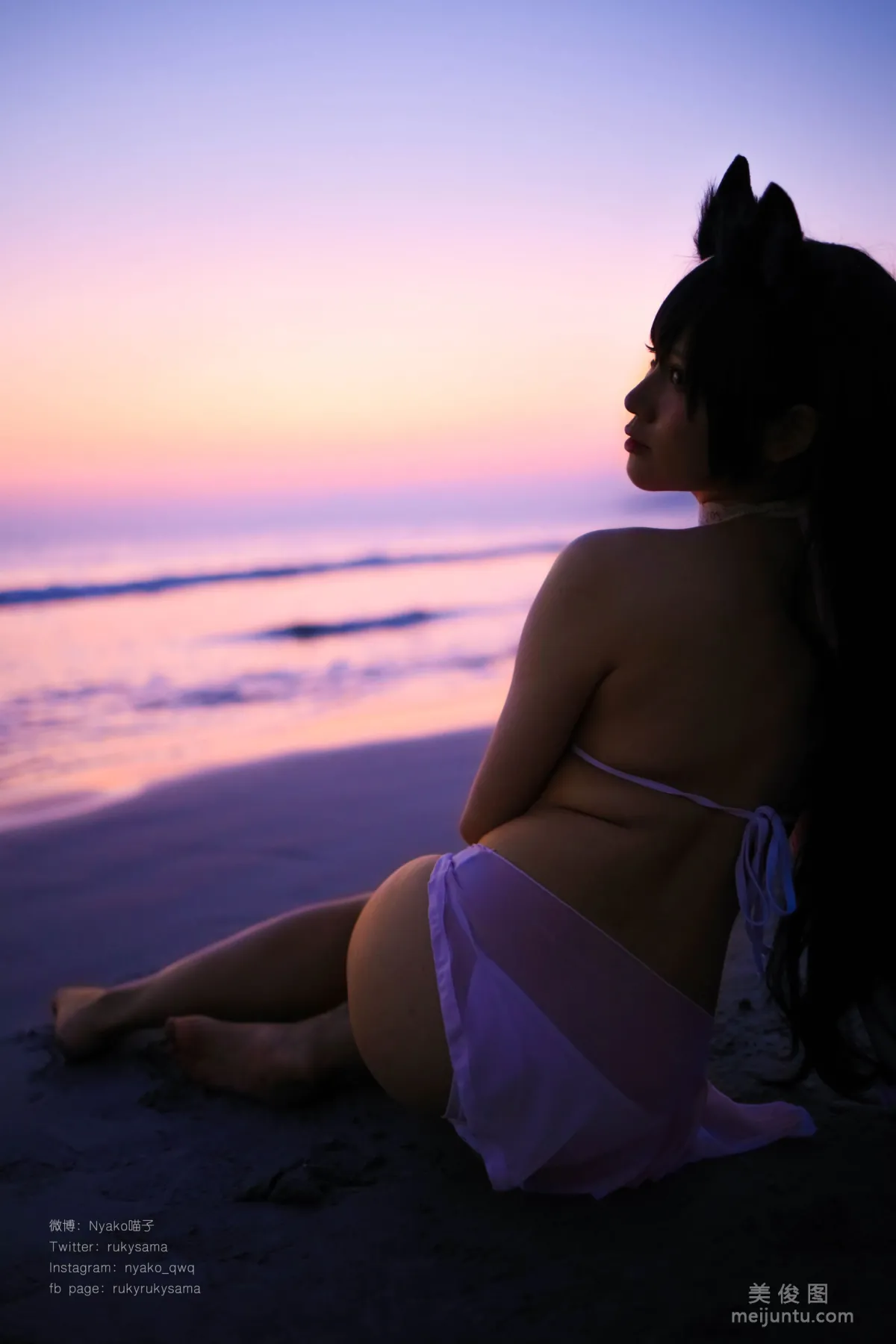 [美女Coser] Nyako喵子 《爱宕泳装》 写真集25
