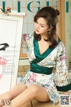 [麗櫃Ligui] Model 文芮 《和服絲足》 寫真集