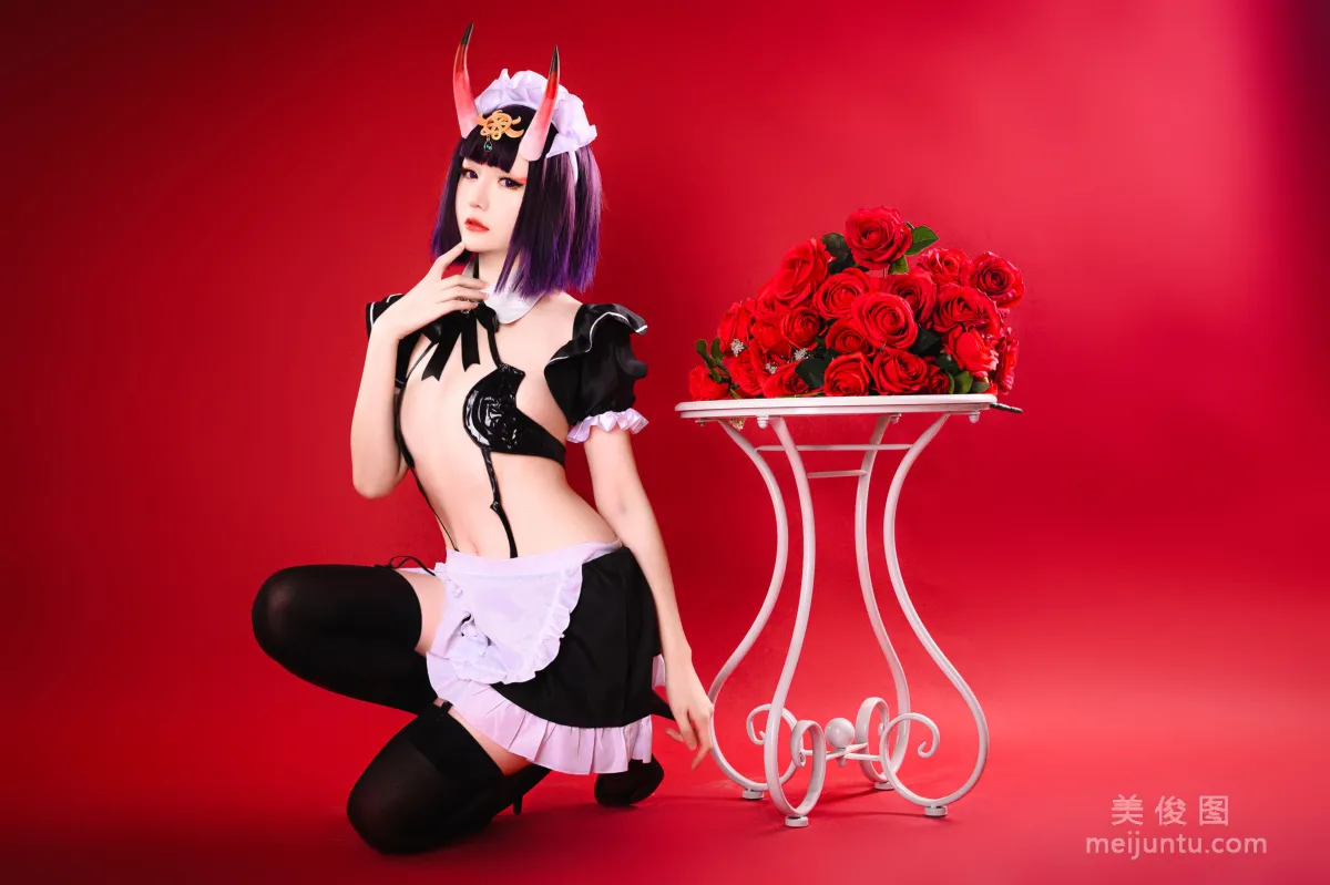 [COS福利] Coser小姐姐星之迟迟 《酒吞》 写真集40