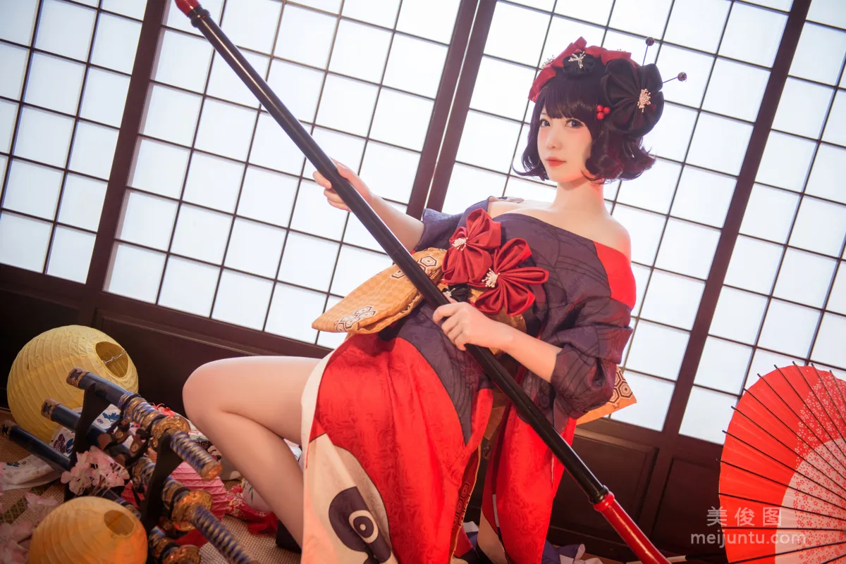 大胸萌妹妖少you1 《葛饰北斋》 写真集9