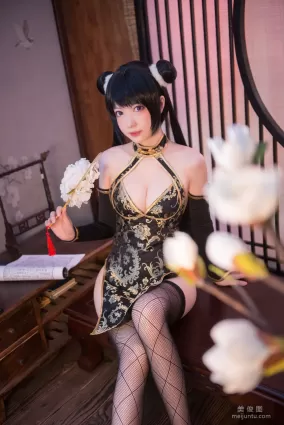 [COS福利] 大胸萌妹妖少you1 《冬月茉莉》 寫真集