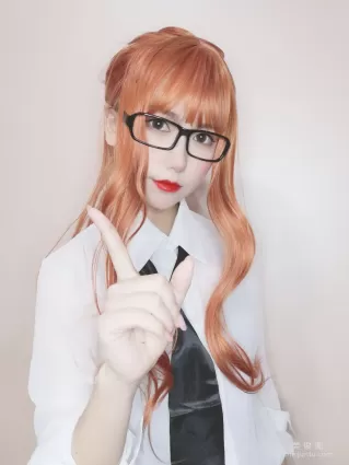 [Cosplay] 芋圓侑子SJ_ - 黑絲女教師 寫真集