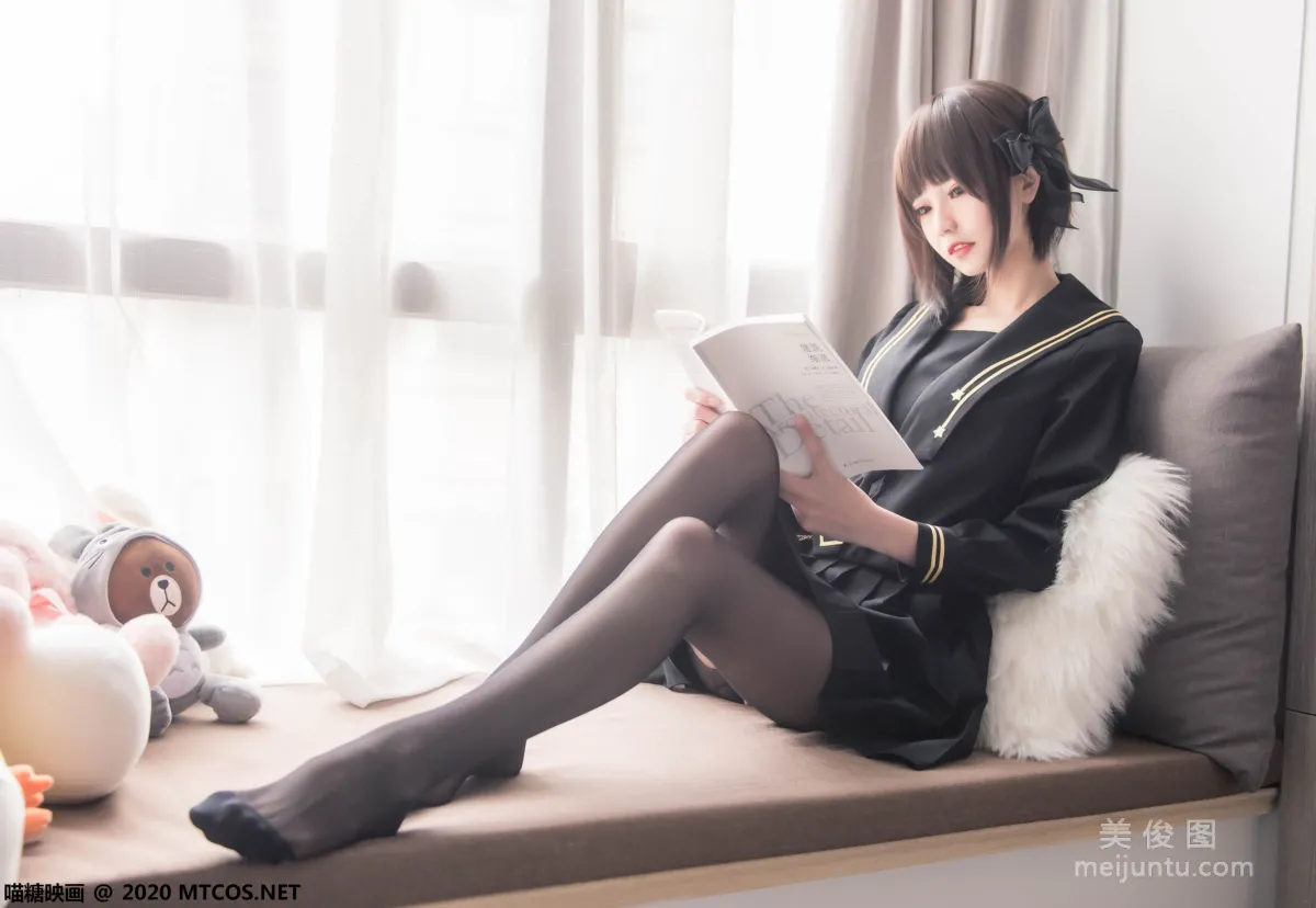 [喵糖映画] VOL.330 窗台少女 写真套图2
