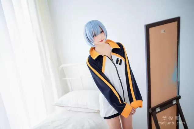 [Cosplay] Kitaro_绮太郎 - 蕾姆運動服