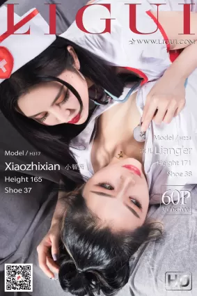 [麗櫃Ligui] 2021.01.08 小智賢&amp;涼兒 絲足美腿套圖