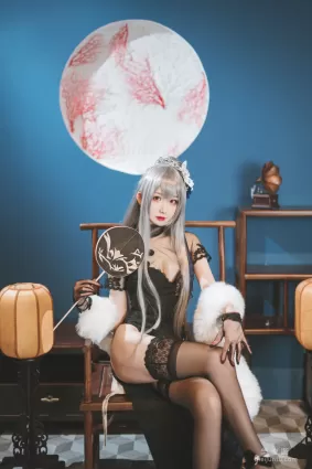 [網紅COSER寫真] 封疆疆v - 路易九世旗袍
