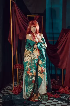 [網紅COSER寫真] 秋和柯基(夏小秋秋秋) - 和服