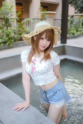 [網紅COSER寫真] 萌妹子Nyako喵子 - 溫泉旅行 套圖