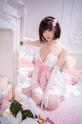 [COS福利] Coser小姐姐星之遲遲 - 加藤惠 特典禮服