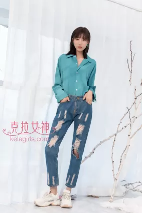 [克拉女神Kelagirls]  穎兒 - 秋意春心 寫真套圖