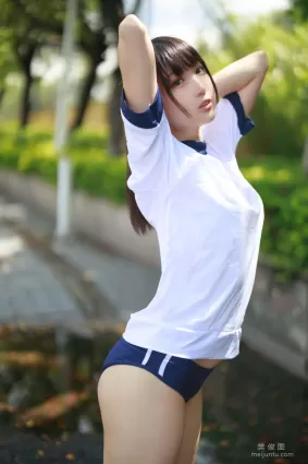 [COS福利] 周叽是可愛兔兔 - 體操服
