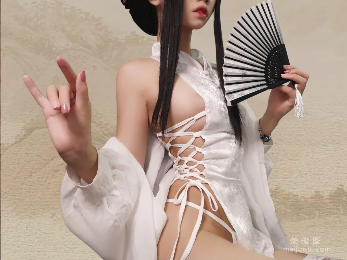 [网红COSER] 猫君君MaoJun - 绑带旗袍15