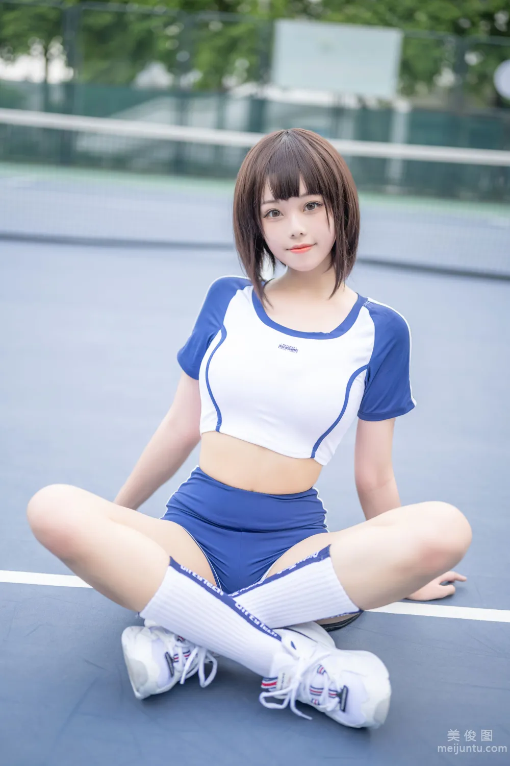 [网红COSER写真] 蜜汁猫裘 - 体操服2