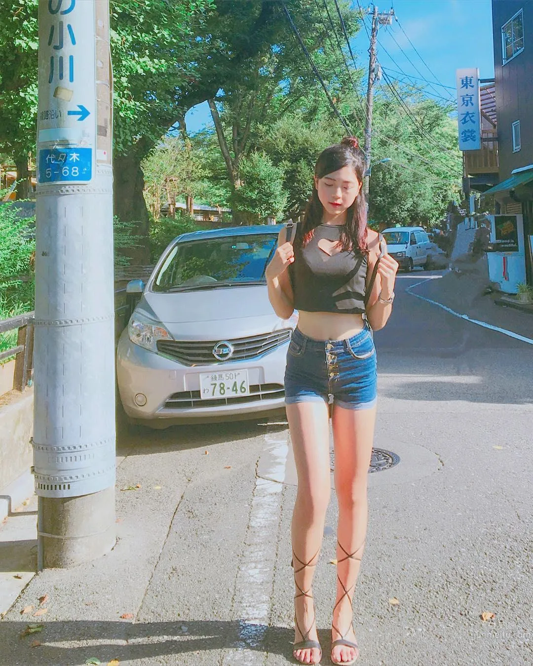 正妹品妍日本海边玩水 沙滩释放健康最美体态_7