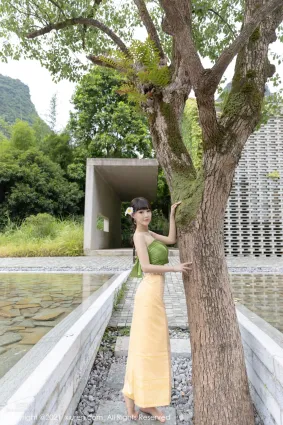 朱可兒桂林旅拍 傣族風格異域風情