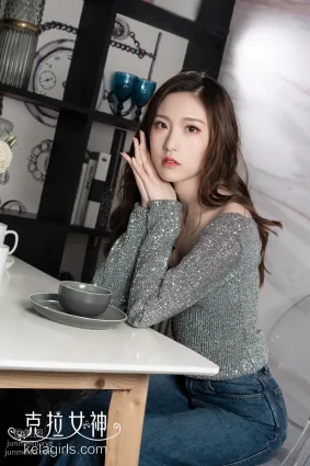 [KeLaGirls克拉女神] 2019.06.03《銀裝小翹臀》芊芊