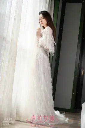 [KeLaGirls克拉女神] 2019.09.10《赤腳浣白紗》百琳